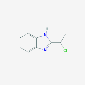 molecular formula C9H9ClN2 B100284 2-(1-Chloro-ethyl)-1H-benzoimidazole CAS No. 19275-82-2