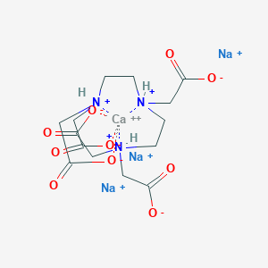 molecular formula C14H21CaN3Na3O10+3 B100285 Calcium trisodium pentetate CAS No. 17034-67-2