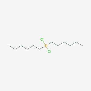 molecular formula C12H26Cl2Si B100287 Dichlorodihexylsilane CAS No. 18204-93-8