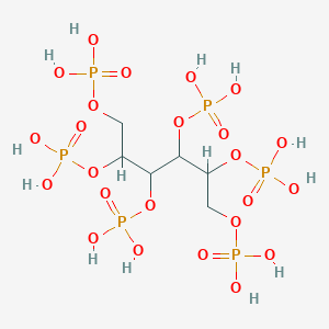molecular formula C6H20O24P6 B100288 D-glucitol hexakis(dihydrogen phosphate) CAS No. 17453-87-1