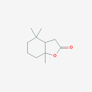 2(3H)-Benzofuranone, hexahydro-4,4,7a-trimethyl-