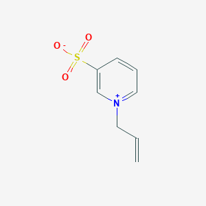 molecular formula C8H9NO3S B100297 1-Allyl-3-sulphonatopyridinium CAS No. 18164-94-8