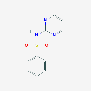 molecular formula C10H9N3O2S B100309 2-Benzenesulfonamidopyrimidine CAS No. 16699-12-0