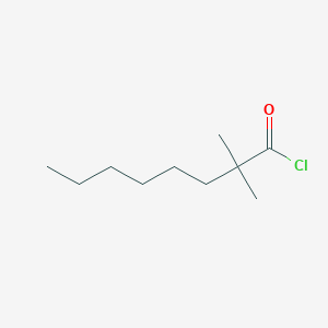 molecular formula C10H19ClO B100311 2,2-二甲基辛酰氯 CAS No. 17701-32-5