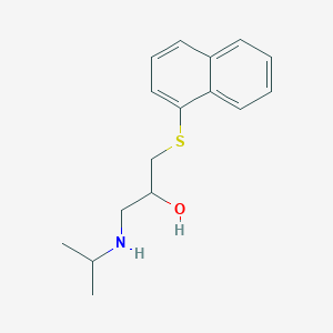 2-Propanol, 1-(isopropylamino)-3-(1-naphthylthio)-