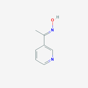 molecular formula C7H8N2O B010032 3-Acetylpyridine oxime CAS No. 106881-77-0