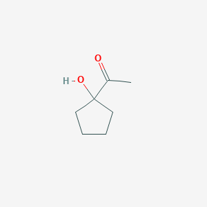 molecular formula C7H12O2 B100326 1-(1-Hydroxy-cyclopentyl)-ethanone CAS No. 17160-89-3