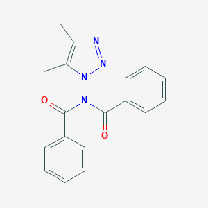 Benzamide, N-benzoyl-N-(4,5-dimethyl-1H-1,2,3-triazol-1-yl)-