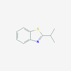 molecular formula C10H11NS B100329 2-Isopropyl-1,3-benzothiazole CAS No. 17626-86-7