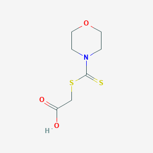 2-(Morpholine-4-carbothioylsulfanyl)acetic acid