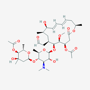 molecular formula C39H63NO15 B100343 Leucomycin A8 CAS No. 18361-50-7