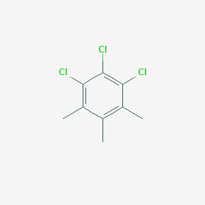 molecular formula C9H9Cl3 B100348 1,2,3-Trichloro-4,5,6-trimethylbenzene CAS No. 19219-81-9
