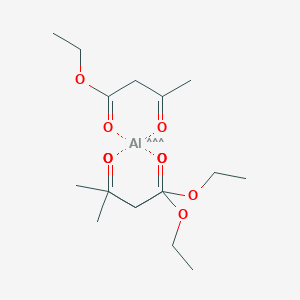 molecular formula C18H27AlO9 B100355 Tris(ethylacetoacetato)aluminium CAS No. 15306-17-9