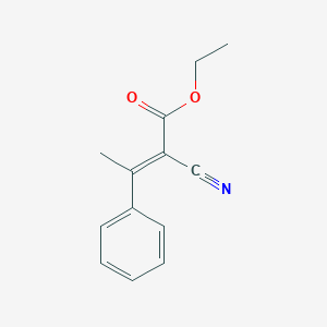molecular formula C13H13NO2 B100358 2-氰基-3-苯基巴豆酸乙酯 CAS No. 18300-89-5