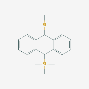 molecular formula C20H28Si2 B100361 Anthracene, 9,10-dihydro-9,10-bis(trimethylsilyl)- CAS No. 18586-37-3