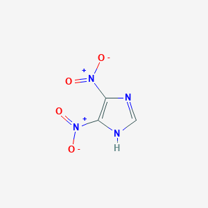 molecular formula C3H2N4O4 B100364 4,5-dinitro-1H-imidazole CAS No. 19183-14-3