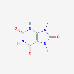 molecular formula C7H8N4O3 B100372 7,9-二氢-7,9-二甲基-1H-嘌呤-2,6,8(3H)-三酮 CAS No. 19039-41-9