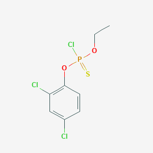 molecular formula C8H8Cl3O2PS B100379 Chloro(2,4-dichlorophenoxy)ethoxysulfanylidenephosphorane CAS No. 18351-18-3