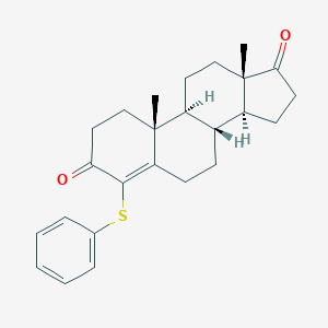 (8R,9S,10R,13S,14S)-10,13-dimethyl-4-phenylsulfanyl-2,6,7,8,9,11,12,14,15,16-decahydro-1H-cyclopenta[a]phenanthrene-3,17-dione