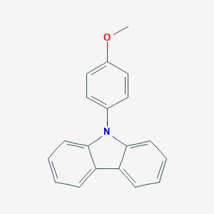molecular formula C19H15NO B100389 9-(4-甲氧基苯基)咔唑 CAS No. 19264-74-5