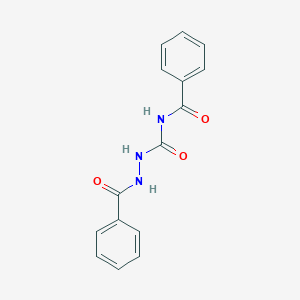 molecular formula C15H13N3O3 B100411 Semicarbazide, 1,4-dibenzoyl- CAS No. 16956-44-8