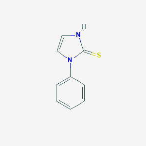 molecular formula C9H8N2S B100414 1-phenyl-1H-imidazole-2-thiol CAS No. 17452-09-4