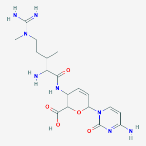 molecular formula C18H28N8O5 B010042 精氨酸霉素 CAS No. 106133-33-9