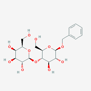 molecular formula C19H28O11 B100426 Benzyl beta-lactoside CAS No. 18404-73-4