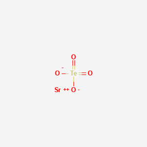 molecular formula SrTeO4<br>O4SrTe B100427 Strontium tellurate CAS No. 15852-10-5