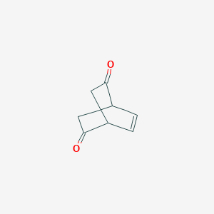 molecular formula C8H8O2 B100438 Bicyclo[2.2.2]oct-7-ene-2,5-dione CAS No. 17660-74-1