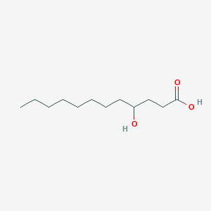 molecular formula C12H24O3 B100449 4-Hydroxydodecanoic acid CAS No. 16899-07-3