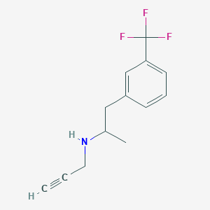 alpha-Methyl-N-(2-propynyl)-m-trifluoromethylphenethylamine