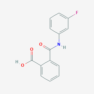 2-[(3-Fluorophenyl)carbamoyl]benzoic acid