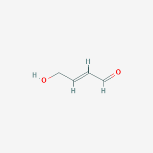 molecular formula C4H6O2 B100478 (E)-4-hydroxybut-2-enal CAS No. 18445-71-1