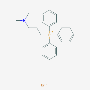 molecular formula C23H27BrNP B100487 (3-(Dimethylamino)propyl)triphenylphosphonium bromide CAS No. 18355-96-9