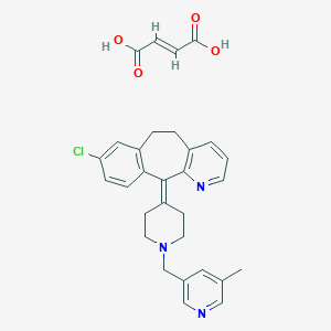 molecular formula C26H26ClN3.C4H4O4 B001005 Rupatadine fumarate CAS No. 182349-12-8