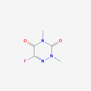 6-Fluoro-2,4-dimethyl-1,2,4-triazine-3,5(2h,4h)-dione