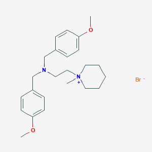 1-(2-(Bis(p-methoxybenzyl)amino)ethyl)-1-methyl-piperidinium bromide