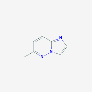 molecular formula C7H7N3 B100515 6-Methylimidazo[1,2-b]pyridazine CAS No. 17412-38-3