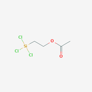 molecular formula C4H7Cl3O2Si B100527 2-ACETOXYETHYLTRICHLOROSILANE CAS No. 18204-80-3