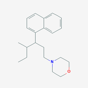 4-(4-Methyl-3-(1-naphthyl)hexyl)morpholine