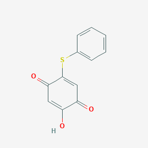 p-Benzoquinone, 2-hydroxy-5-(phenylthio)-