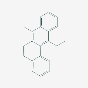 molecular formula C22H20 B100562 Benz(a)anthracene, 7,12-diethyl- CAS No. 16354-52-2