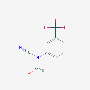 N-cyano-N-[3-(trifluoromethyl)phenyl]formamide