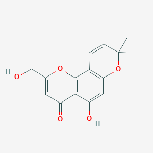 molecular formula C15H14O5 B100583 Ptaerochromenol CAS No. 17398-11-7