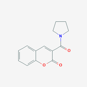 Coumarin, 3-(1-pyrrolidinylcarbonyl)-