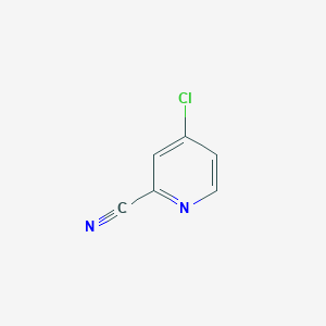 molecular formula C6H3ClN2 B100596 4-Chloropyridine-2-carbonitrile CAS No. 19235-89-3