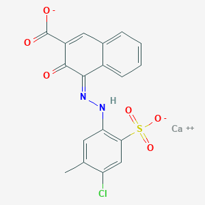 molecular formula C18H11CaClN2O6S B100630 C.I. Pigment Red 52:1 CAS No. 17852-99-2