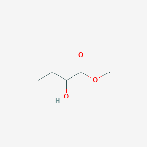 molecular formula C6H12O3 B100635 Methyl 2-hydroxy-3-methylbutanoate CAS No. 17417-00-4