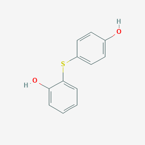molecular formula C12H10O2S B100646 Phenol, 2-[(4-hydroxyphenyl)thio]- CAS No. 17755-37-2